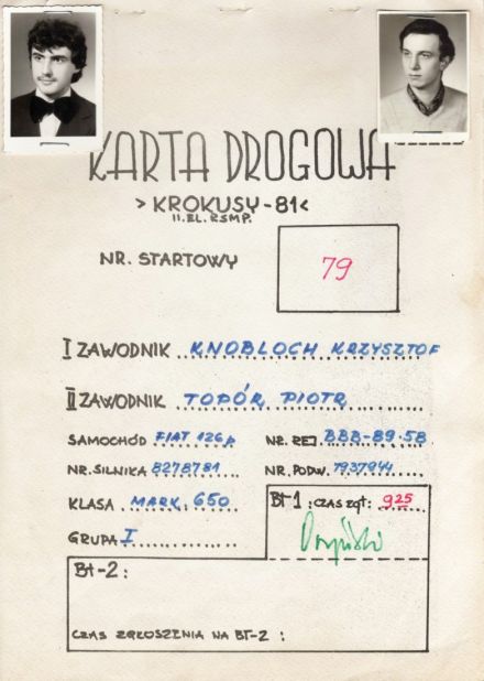 Rajd Krakowski Krokusy - 1981r