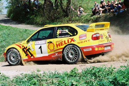Janusz Kulig i Jarosław Baran - Seat Cordoba WRC.