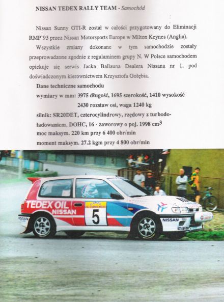 Nissan Tedex Rally Team