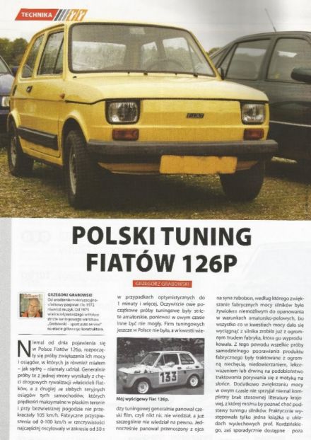 Sportowy tuning Polskiego Fiata 126p.