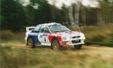 10. Leszek Kuzaj i Andrzej Górski - Subaru Impreza S4 WRC.