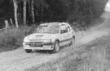 63. Robert Kępka i Wojciech Kruzel - Peugeot 205 GTi.