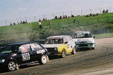 32. Nr.208.Mikołaj Kasiborski - Ford Fiesta,nr.203.Andrzej Grigo