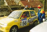 084. Jacek Sikora i Marek Kaczmarek - Fiat Cinquecento Sporting.
