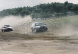60. Nr.8.Jacek Lesiak - Nissan Sunny GTiR,nr.9.Rajmund Biniszews