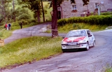 059. Jerzy Piotrowski i F.Kołodziejczyk - Peugeot 106 Rallye.
