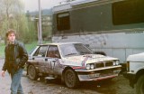 77. Lancia Delta Integrale załogi Ryszard Trzciński i W.Nasiłows