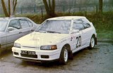 79. Mazda 323 Turbo 4wd załogi Sławomir Szaflicki i Andrzej Górs