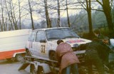 80. Renault 5 GT Turbo załogi Ryszard Granica i Piotr Granica.