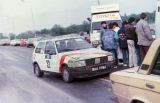 08. Fiat Uno Turbo załogi Jerzy Dyszy i Zbigniew Atłowski.