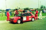01. Lancia Integrale 16V załogi Grzegorz Skiba i Igor Bielecki. 