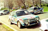 75. Mazda 323 Turbo 4wd załogi Romuald Chałas i Zbigniew Atłowsk