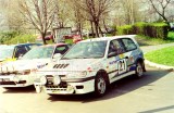 78. Nissan Sunny GTiR załogi Piotr Kufrej i Maciej Hołuj, 
