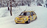 40. Janusz Jania i Jakub Praus - Peugeot 205 Rallye. 