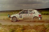 25. Adam Wrocławski i Wojciech Sikora - Peugeot 106 Rally..JPG