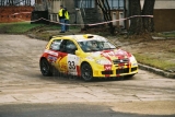 38. Sebastian Frycz i Maciej Wodniak - Fiat Punto Super 1600.
