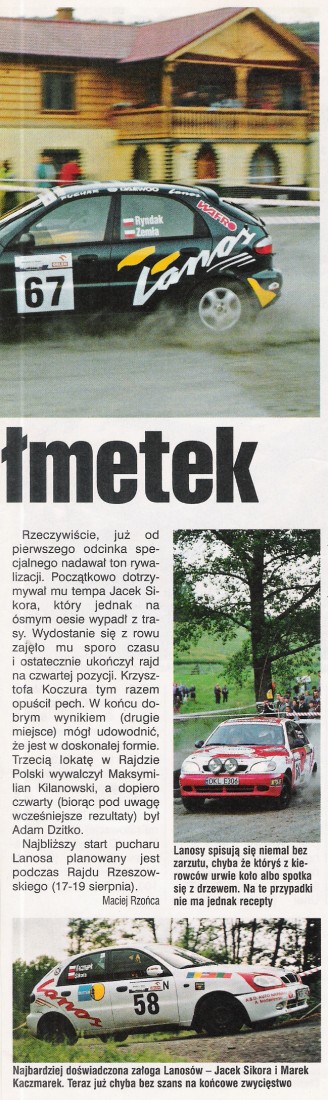 Rajd Polski - 2001r.