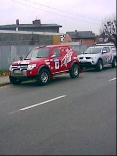 Mariusz Ryczkowski i Marek Kaczmarek - Mitsubishi Pajero BMW.