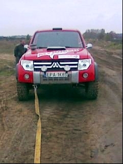 Mariusz Ryczkowski i Marek Kaczmarek - Mitsubishi Pajero BMW.