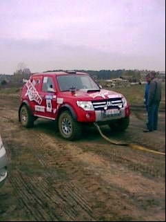 Mariusz Ryczkowski i Marek Kaczmarek - Mitsubishi Pajero BMW.