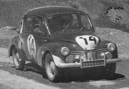 Francois Landon i Cousinier – Renault 4 CV.