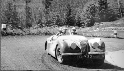 W.A.McKenzie i Maurice Gatsonides – Jaguar.