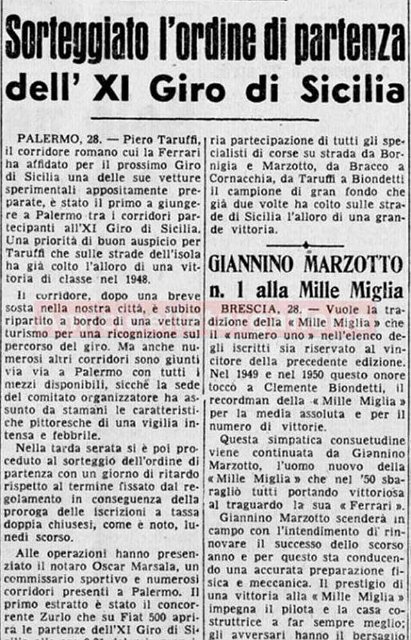 Giro di Sicilia - 1951r