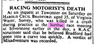 Silverstone Sunbac - 1952