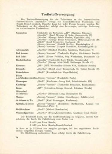 24 International Österreichische Alpenfahrt. 18-21.06.1953r.