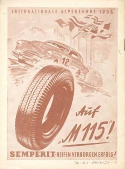 24 International Österreichische Alpenfahrt. 18-21.06.1953r.
