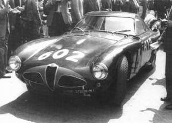 Juan Manuel Fangio i Giulio Sala - Alfa Romeo 6C 3000 CM berlinetta.
