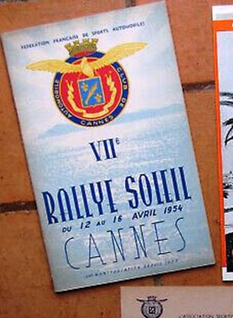 7 Rallye Soleil-Cannes - 1954r.