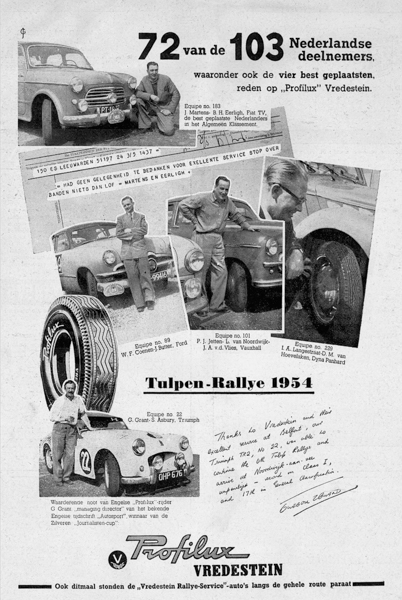Rajd Tulipanów - 1954r