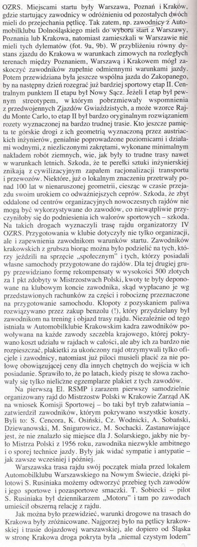 Pędzą samochody, mijają lata