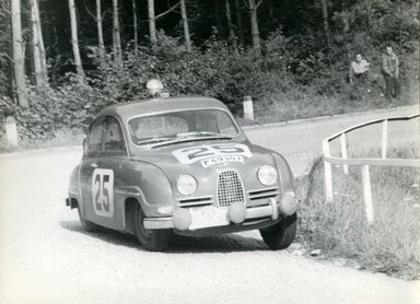 Carl Magnus Skogh i Karl Erik Svensson – Saab 96.