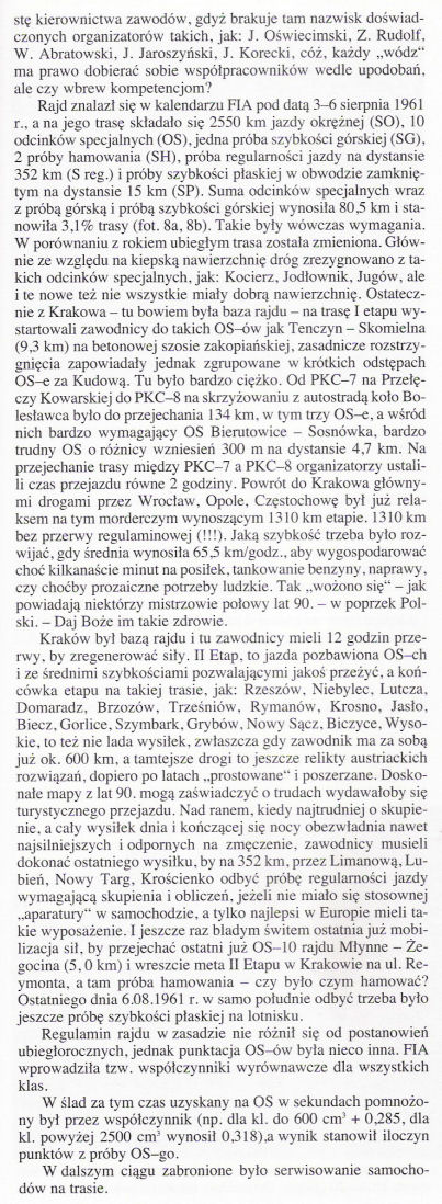 Pędzą samochody, mijają lata – Jerzy Lis