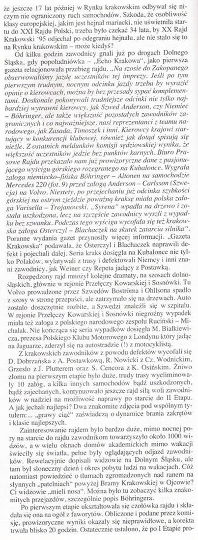 Pędzą samochody, mijają lata – Jerzy Lis