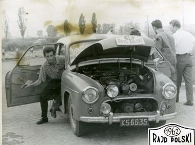Marek Wachowski i Grzegorz Timoszek – Mercedes Benz 300 SL.