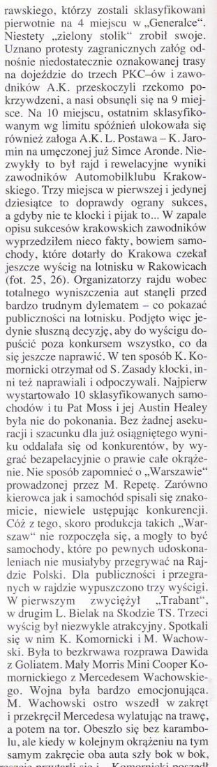 Pędzą samochody, mijają lata – Jerzy Lis