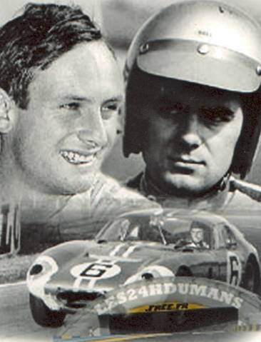 Jochen Neerpasch i Chris Amon - Shelby Cobra Daytona Coupe.