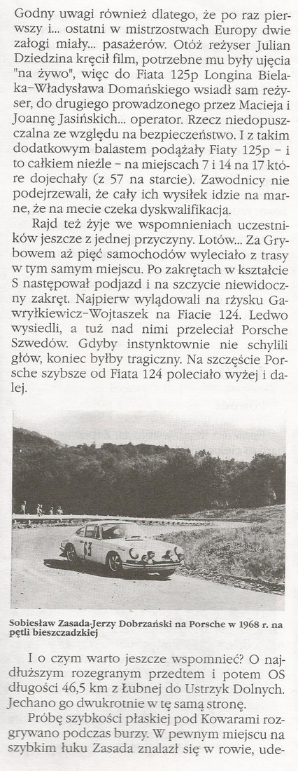 Rajd Polski - 1968r