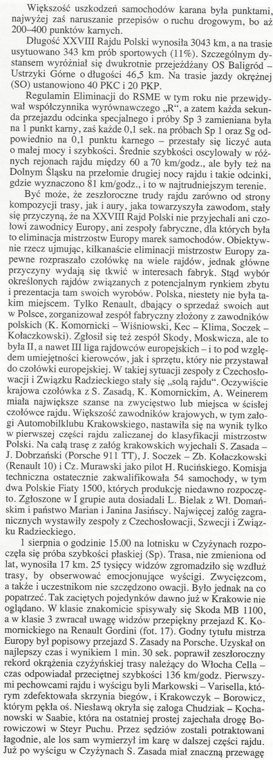 Pędzą samochody, mijają lata