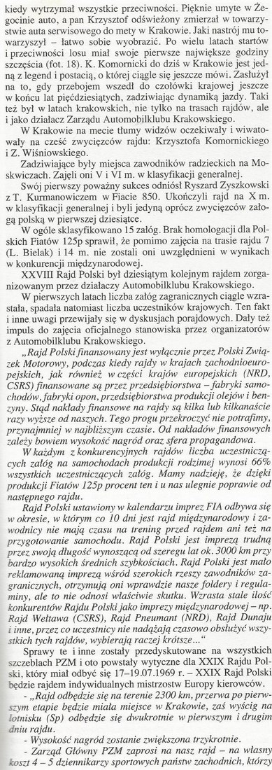 Pędzą samochody, mijają lata