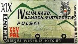Rajd Wiślański - 1969r