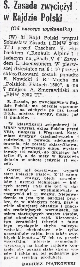 Rajd Polski 1971