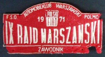 Rajd Warszawski - 1971r