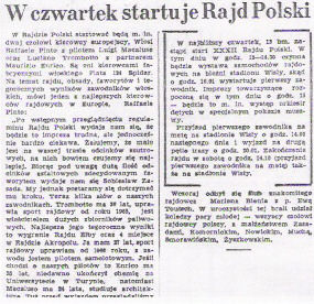 12 eliminacja - 32 Rajd Polski (PL) 