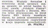 32 Rajd Polski. 4 eliminacja.  13-16.07.1972r.