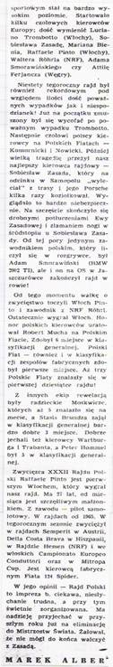 12 eliminacja - 32 Rajd Polski (PL) 
