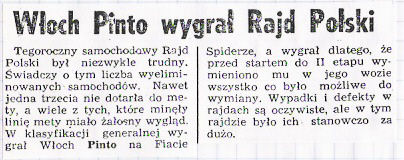 12 eliminacja - 32 Rajd Polski (PL) 